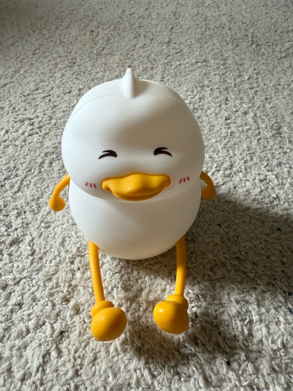 Cute White & Yellow Duck Soft Silicone Lamp